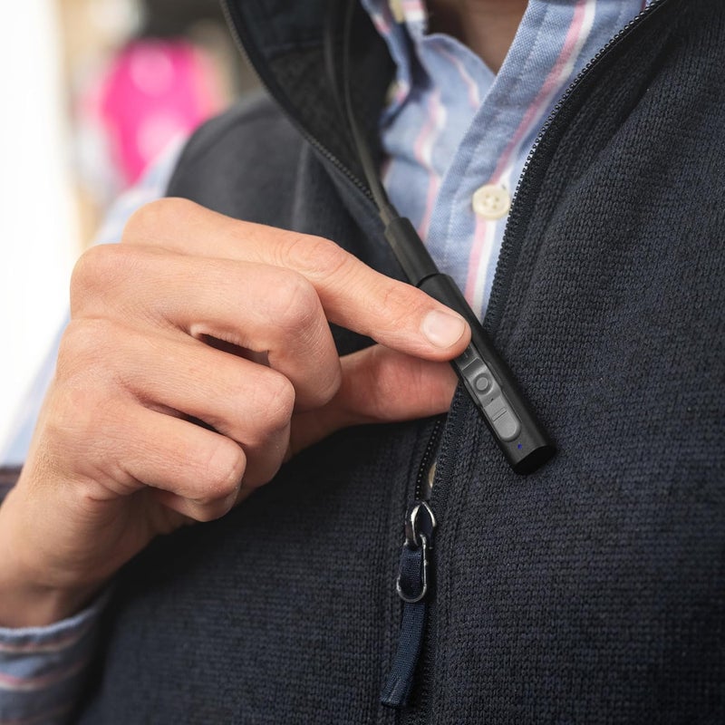 KOSS Utility Series Wireless Bluetooth Adapter for KPH40, Porta Pro and KEB90 Utility, 18+ Hour Battery Life, USB-C Charging, Microphone, Audio Controls, Attachment Clip - Image 2